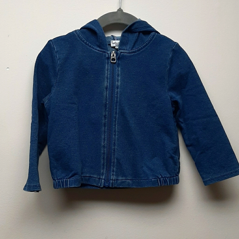 Splendid washed denim sweatshirt size 18/24 months